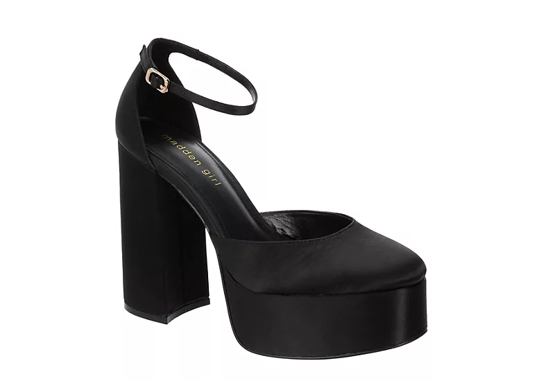 Madden Girl Womens Dion Platform Pump - Black 3 Madden Girl Womens Dion Platform Pump - Black