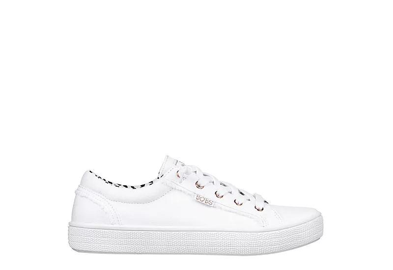 Skechers Womens B Extra Cute 2cute4u Slip On Sneaker - White 4 Skechers Womens B Extra Cute 2cute4u Slip On Sneaker - White - Image 2