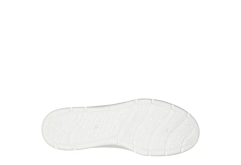 Skechers Womens Beyond Sprouting Memory Slip On Sneaker - White 7 Skechers Womens Beyond Sprouting Memory Slip On Sneaker - White - Image 5