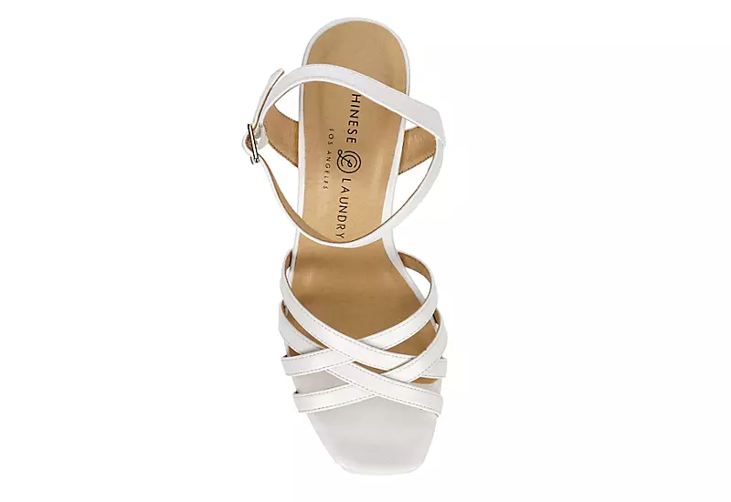 Chinese Laundry Womens After All Platform Sandal - White 8 Chinese Laundry Womens After All Platform Sandal - White - Image 6