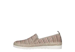 Skechers Womens Flexpadrille 3.0 Serene Sweetie Slip On Sneaker - Taupe -Shoe Style Sales US 01 106895 02