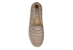 Skechers Womens Flexpadrille 3.0 Serene Sweetie Slip On Sneaker - Taupe -Shoe Style Sales US 01 106895 03