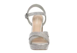 Maripe Womens Leilani Platform Sandal - Silver -Shoe Style Sales US 01 107005 02