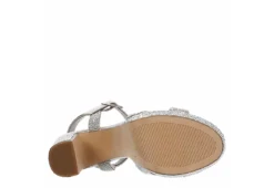 Maripe Womens Leilani Platform Sandal - Silver -Shoe Style Sales US 01 107005 06