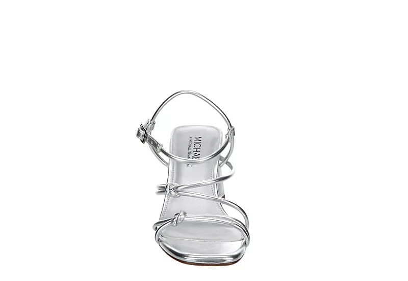 Michael By Michael Shannon Womens Tristan Sandal - Silver 5 Michael By Michael Shannon Womens Tristan Sandal - Silver - Image 3