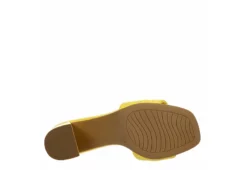 Michael By Michael Shannon Womens Riya Slide Sandal - Yellow -Shoe Style Sales US 01 107027 06