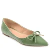 Journee Collection Womens Devalyn Flat - Green -Shoe Style Sales US 01 107046 00