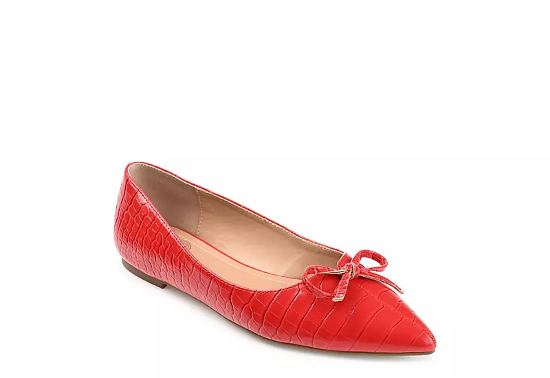 Journee Collection Womens Devalyn Flat - Red 3 Journee Collection Womens Devalyn Flat - Red