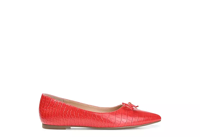 Journee Collection Womens Devalyn Flat - Red 4 Journee Collection Womens Devalyn Flat - Red - Image 2