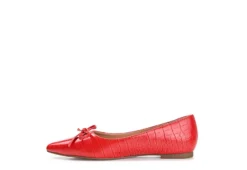 Journee Collection Womens Devalyn Flat - Red 12 Journee Collection Womens Devalyn Flat - Red -Shoe Style Sales US 01 107047 03