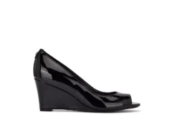 Nine West Womens Cape 9x9 Wedge - Black -Shoe Style Sales US 01 107192 01