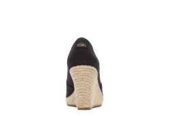 Toms Womens Michelle Wedge - Black 11 Toms Womens Michelle Wedge - Black -Shoe Style Sales US 01 107378 02