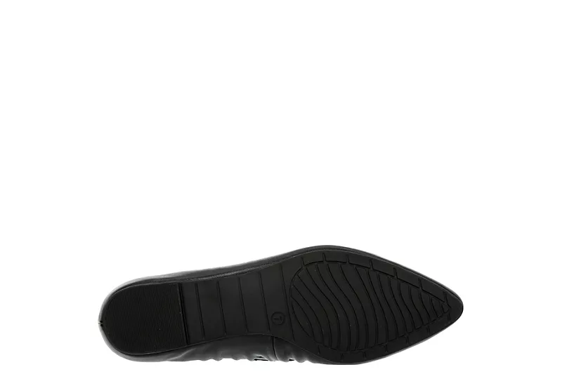 Michael By Michael Shannon Womens Ashley Flat - Black 9 Michael By Michael Shannon Womens Ashley Flat - Black - Image 7