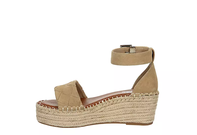 Michael By Michael Shannon Womens Bridgette Wedge Sandal - Tan 6 Michael By Michael Shannon Womens Bridgette Wedge Sandal - Tan - Image 4