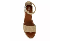 Michael By Michael Shannon Womens Bridgette Wedge Sandal - Tan 14 Michael By Michael Shannon Womens Bridgette Wedge Sandal - Tan -Shoe Style Sales US 01 107382 05