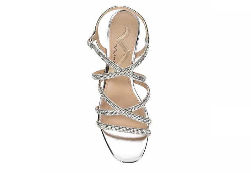 N By Nina Womens Bloom Sandal - Silver 8 N By Nina Womens Bloom Sandal - Silver - Image 6