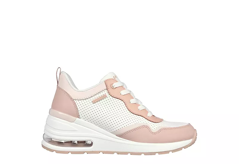 Skechers Womens Million Air Hotter Air Sneaker - Peach 4 Skechers Womens Million Air Hotter Air Sneaker - Peach - Image 2