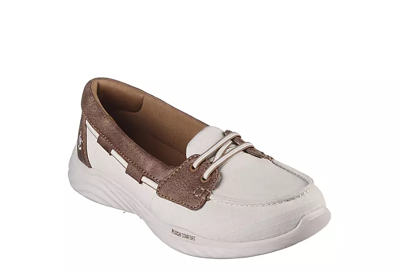 Skechers Womens Arch Fit Lift Sneaker - Natural 3 Skechers Womens Arch Fit Lift Sneaker - Natural