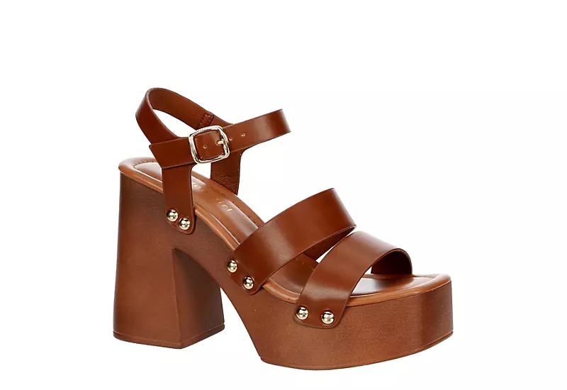 Madden Girl Womens Greenville Platform Sandal - Cognac 3 Madden Girl Womens Greenville Platform Sandal - Cognac
