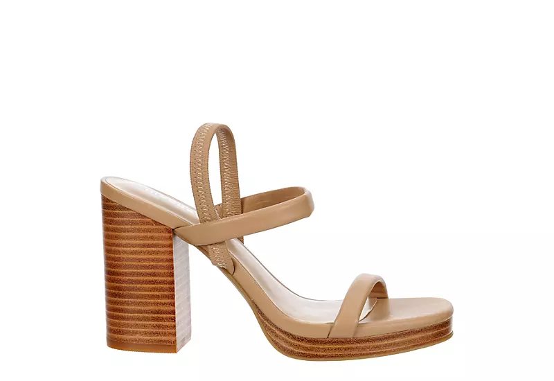Madden Girl Womens Didi Platform Sandal - Tan 4 Madden Girl Womens Didi Platform Sandal - Tan - Image 2