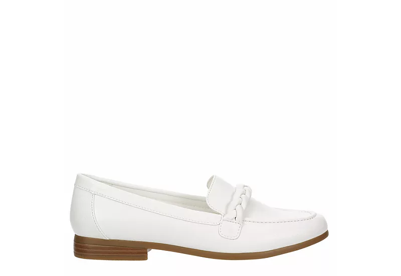 Michael By Michael Shannon Womens Suzie Loafer - White 4 Michael By Michael Shannon Womens Suzie Loafer - White - Image 2