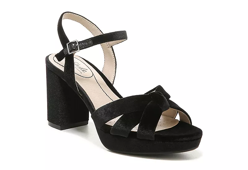 Lifestride Womens Lucky Platform Sandal - Black 3 Lifestride Womens Lucky Platform Sandal - Black