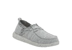 Heydude Womens Wendy Halo Slip On Sneaker - White