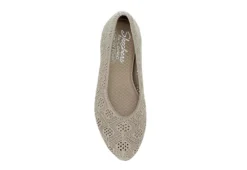 Skechers Womens Cleo 2.0 Knitty Witty Flat - Taupe 14 Skechers Womens Cleo 2.0 Knitty Witty Flat - Taupe -Shoe Style Sales US 01 107722 05