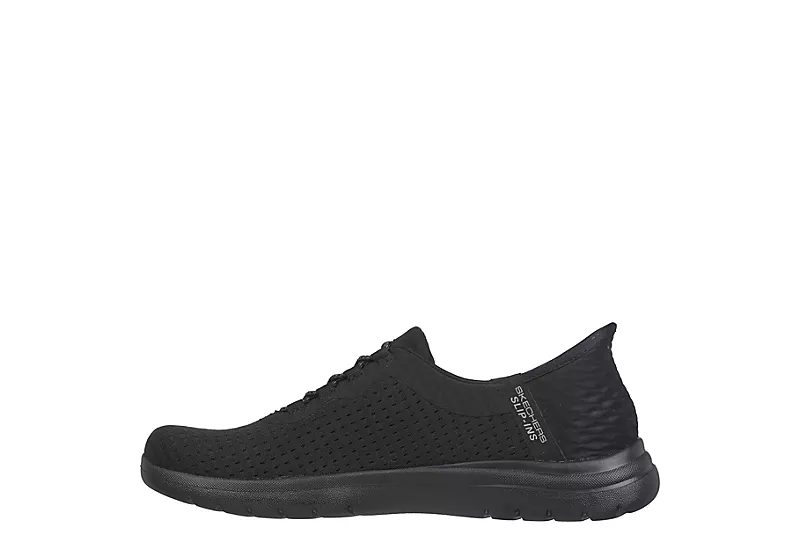 Skechers Womens Slip-ins On-the-go Flex Clever Sneaker - Black 5 Skechers Womens Slip-ins On-the-go Flex Clever Sneaker - Black - Image 3