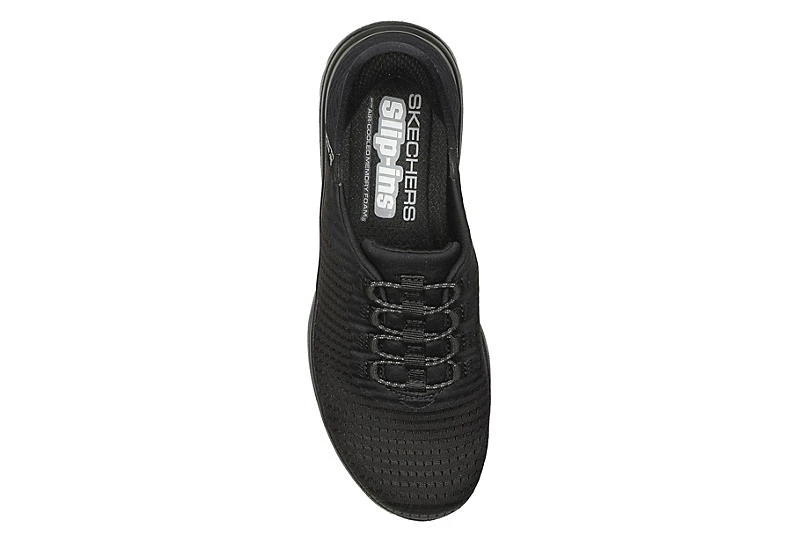 Skechers Womens Slip-ins On-the-go Flex Clever Sneaker - Black 6 Skechers Womens Slip-ins On-the-go Flex Clever Sneaker - Black - Image 4