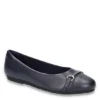 Easy Street Womens Asher Flat - Navy -Shoe Style Sales US 01 108018 00