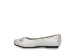 Easy Street Womens Asher Flat - Silver -Shoe Style Sales US 01 108021 03