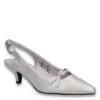 Easy Street Womens Emerin Slingback Pump - Silver -Shoe Style Sales US 01 108061 00