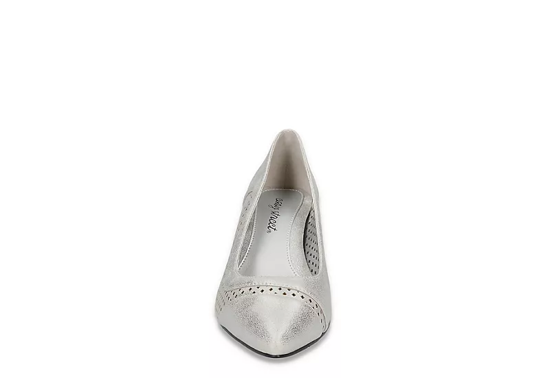 Easy Street Womens Ansen Pump - Silver 5 Easy Street Womens Ansen Pump - Silver - Image 3