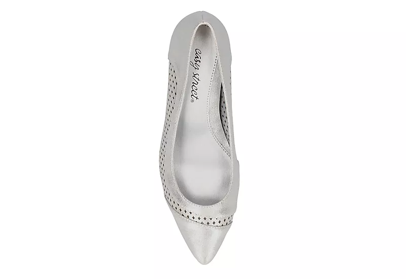 Easy Street Womens Ansen Pump - Silver 8 Easy Street Womens Ansen Pump - Silver - Image 6