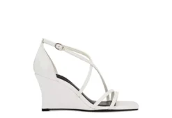 Nine West Womens Rolga Wedge Sandal - White 10 Nine West Womens Rolga Wedge Sandal - White -Shoe Style Sales US 01 108884 01