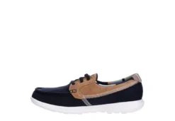 Skechers Womens Go Walk Lite Playa Vista Boat Shoe - Navy 12 Skechers Womens Go Walk Lite Playa Vista Boat Shoe - Navy -Shoe Style Sales US 01 112127 03