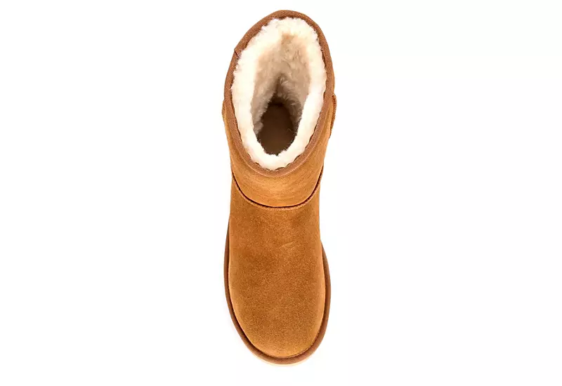 Koolaburra By Ugg Womens Koola Short Fur Boot - Rust 8 Koolaburra By Ugg Womens Koola Short Fur Boot - Rust - Image 6