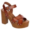 Limelight Womens April Platform Sandal - Cognac 2 Limelight Womens April Platform Sandal - Cognac -Shoe Style Sales US 01 132101 00