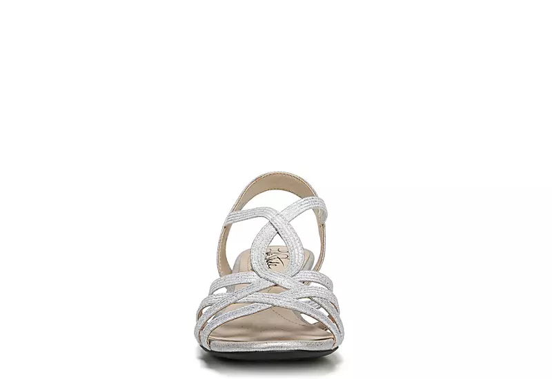 Lifestride Womens Yaya Wedge Sandal - Silver 5 Lifestride Womens Yaya Wedge Sandal - Silver - Image 3