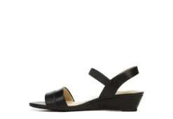 Lifestride Womens Yuma Wedge Sandal - Black 12 Lifestride Womens Yuma Wedge Sandal - Black -Shoe Style Sales US 01 201296 03