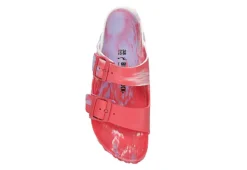 Birkenstock Womens Arizona Essentials Slide Sandal - Coral 14 Birkenstock Womens Arizona Essentials Slide Sandal - Coral -Shoe Style Sales US 01 201446 05