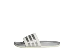 Adidas Womens Adilette Comfort Slide Sandal - White -Shoe Style Sales US 01 202095 02