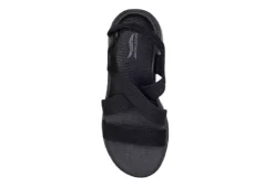 Skechers Womens Go Walk Arch Fit Outdoor Sandal - Black 11 Skechers Womens Go Walk Arch Fit Outdoor Sandal - Black -Shoe Style Sales US 01 202115 02
