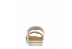 Reef Womens Banded Horizon Hi Slide Sandal - White -Shoe Style Sales US 01 202350 04