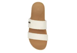 Reef Womens Banded Horizon Hi Slide Sandal - White -Shoe Style Sales US 01 202350 05