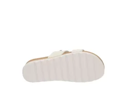 Reef Womens Banded Horizon Hi Slide Sandal - White -Shoe Style Sales US 01 202350 06