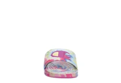 Champion Womens Mega Slide Tie Dye Slide Sandal - Pink -Shoe Style Sales US 01 202432 02