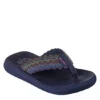 Skechers Womens Asana Flip Flop Sandal - Navy -Shoe Style Sales US 01 202468 00