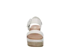 Michael By Michael Shannon Womens Kira Platform Sandal - Ivory -Shoe Style Sales US 01 202471 02